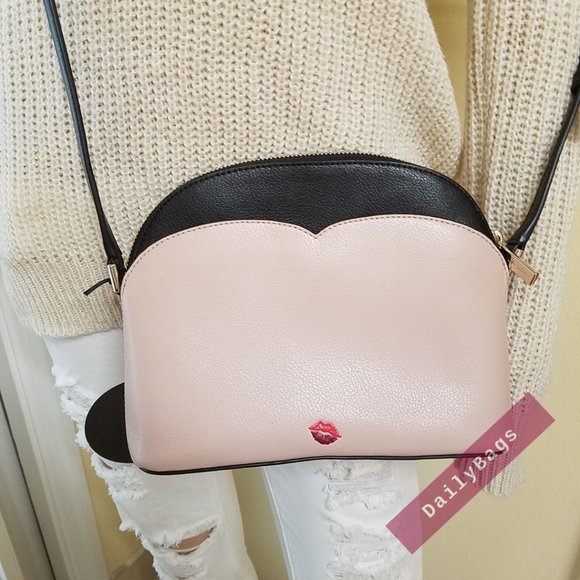 NWT KATE SPADE 100% AUTHENTIC DOME MINNIE MOUSE BLACK WARM VELLUM CROSSBODY - Picture 11 of 13